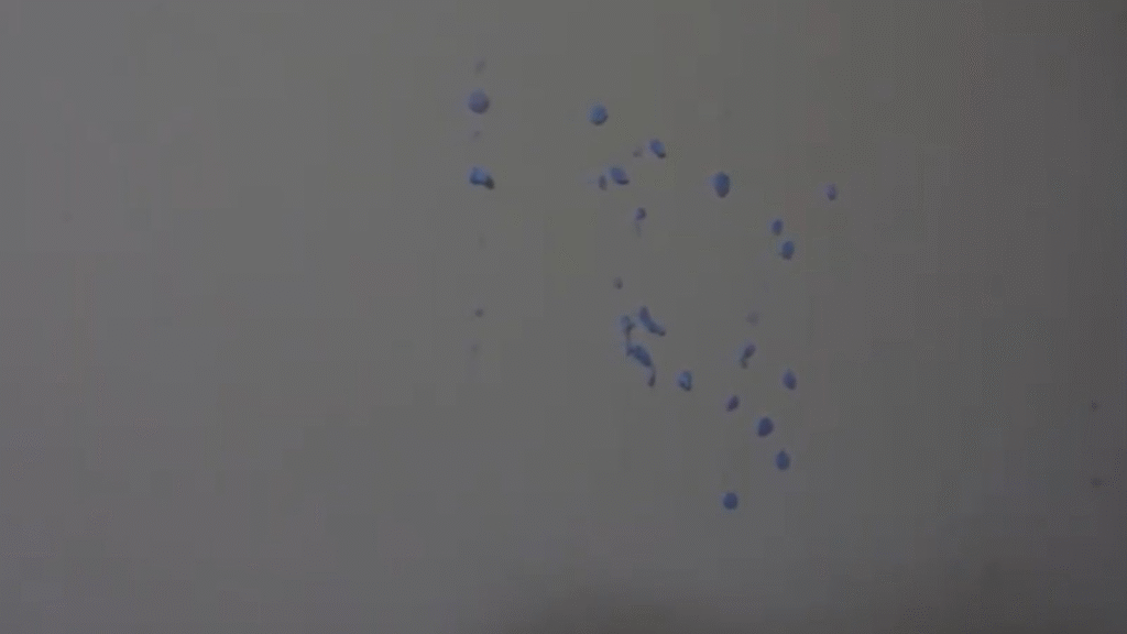 clean blu tack marks off walls